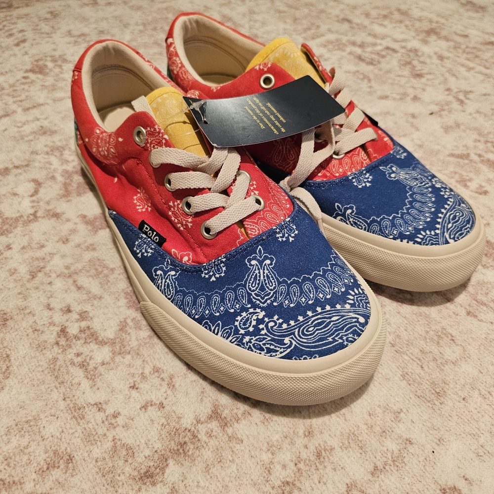 Polo by Ralph Lauren Multicolor Bandana Sneakers